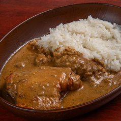 鳥白湯骨付きチキンカレー