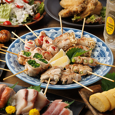 新鮮野菜をお肉で巻いた野菜巻き串!