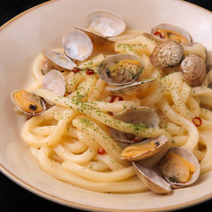 ボンゴレうどん