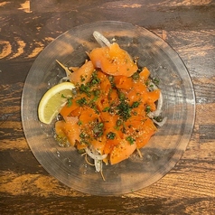 スモークサーモンカルパッチョ