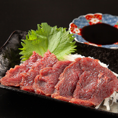 馬肉の刺し盛り