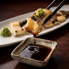 穴子白焼と山葵