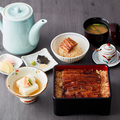 料理メニュー写真&nbsp;【国産うな重】小鉢・肝焼き・〆は御出汁と薬味でうな茶漬け