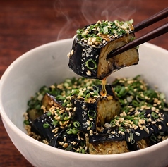 揚げなすにんにく醤油
