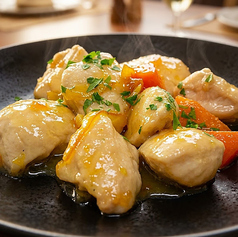 チキンソテー オレンジソース