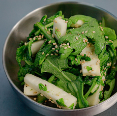 季節ナムル~春菊と山芋~