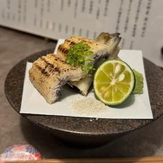 うなぎの白焼き　すだちわさび