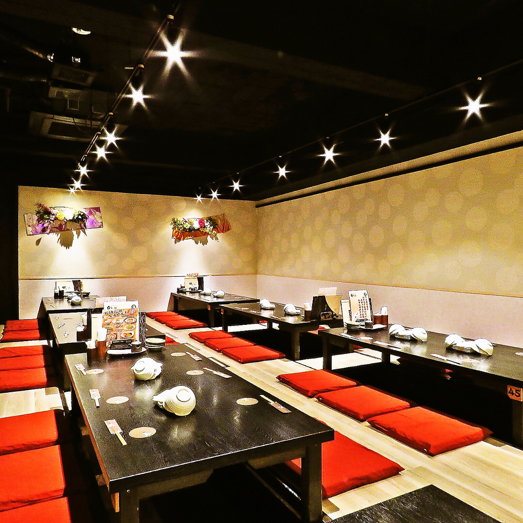 会社・サークル等の各種宴会はこちらの宴会個室で!!～60名OK♪