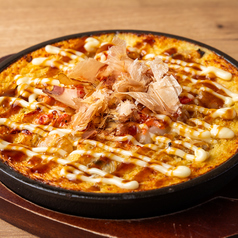 山芋鉄板焼き（お好み焼き風）