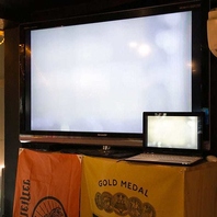 貸切パーティーに最適な映像設備