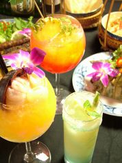 アルコールメニューもアジアンな雰囲気たっぷり♪