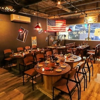 温かみあるアメリカンスタイルのダイニング空間！