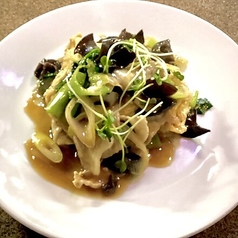木耳と豚肉、玉子炒め