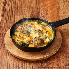 かぼちゃとミートボールのカレークリームグラタン