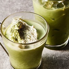 河越抹茶のホットラテ