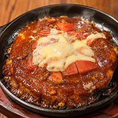 トマトカレーチーズ豚玉