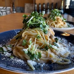 アサリの明太子バターパスタの写真