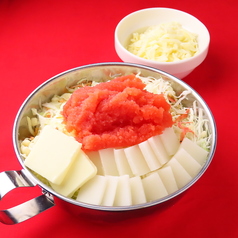 【定番】明太もちチーズもんじゃ