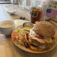 こってりしすぎない食べやすいハンバーガー☆