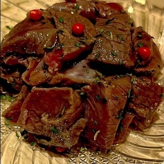 鹿肉の炙りタルタル