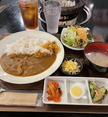 ランチカレー　ソフトドリンク付き