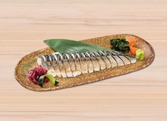 炙りしめ鯖半身盛り（しめ鯖）