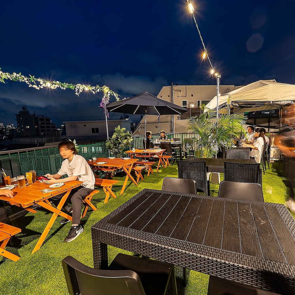 【三軒茶屋駅徒歩1分】肉×イタリアン！ルーフトップビアガーデン◎