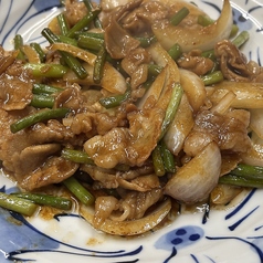 豚のピリ辛炒め/豚のプルコギ//豚のキムチ炒め/豚のもやし炒め/豚のニンニク醤油炒め