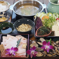 あぐーしゃぶしゃぶ我那覇牧場のコース写真