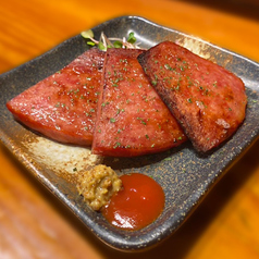 ボロニアソーセージの炙り焼き
