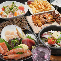 鉄板料理やピザ、〆にぴったりのご飯物も♪