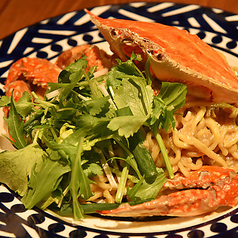 丸ごと渡り蟹の濃厚炒め麺