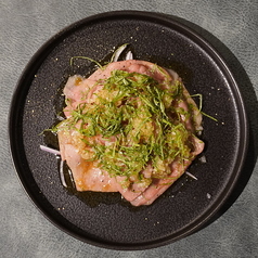 和牛ミスジタタキ~大葉おろしポン酢~