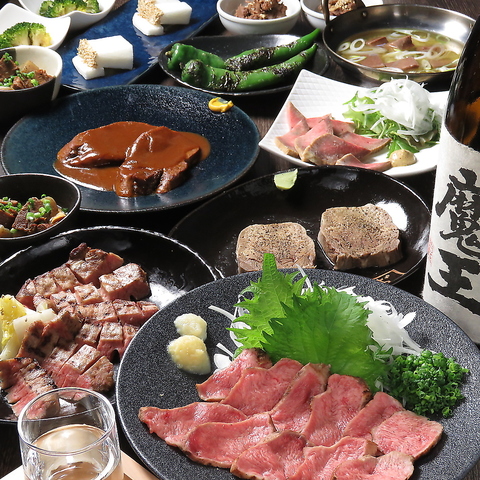 違う味わいの牛タン料理を楽しむことができ厳選した神戸牛サーロインステーキも登場