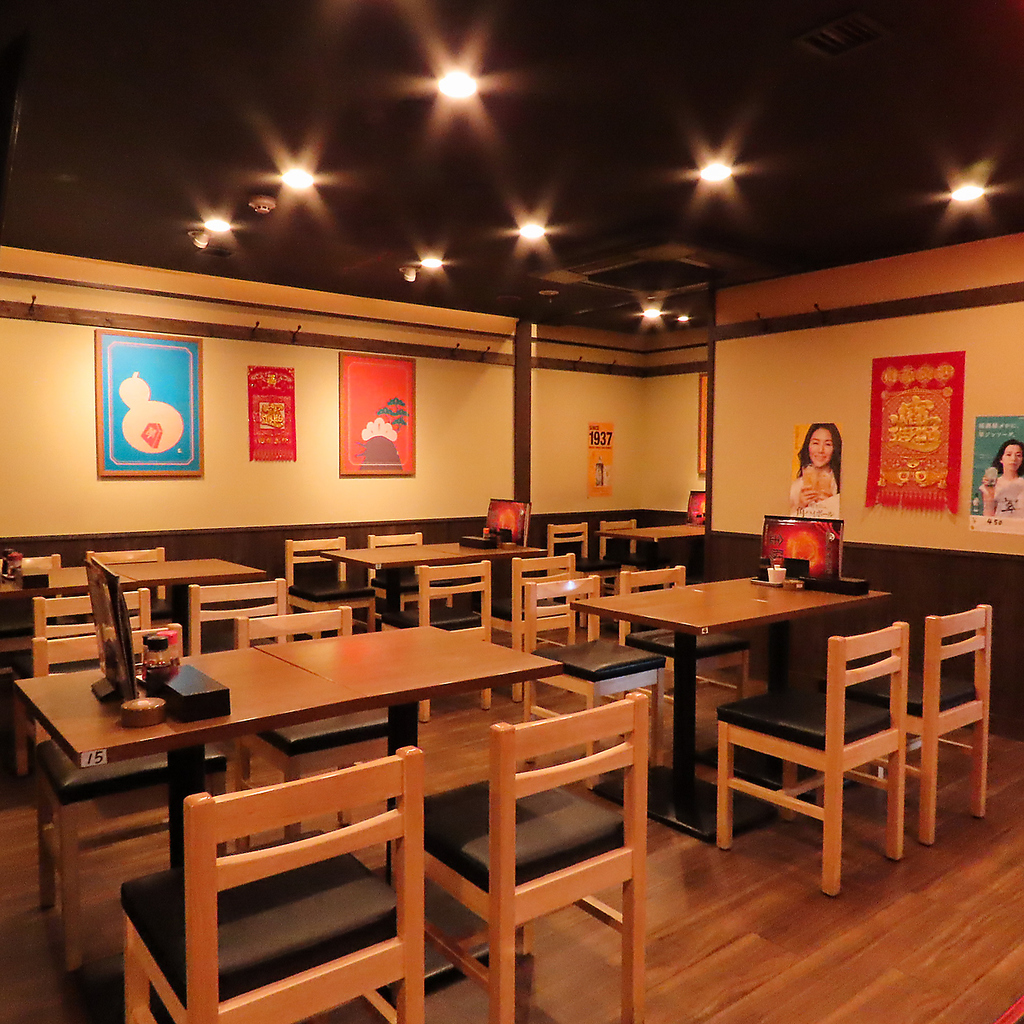 明るく開けた店内で、美味しい中華を味わうことが出来ます◎各種宴会も受け付けてます！