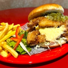 CHICKEN120％　チキンタシタバーガー