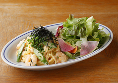 海老とアスパラの明太クリームパスタ