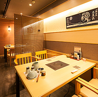 和の趣あふれる心地よい店内