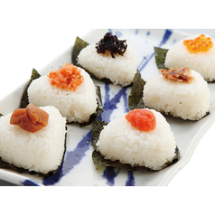 おにぎり(梅・鮭・明太子)