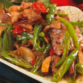 料理メニュー写真&nbsp;青唐辛子豚肉炒め