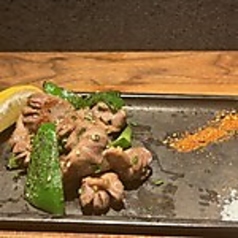 有田鶏の砂ずり焼き