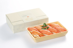 かに湯葉シューマイ(冷凍6ヶ入)/かに海老天重/かに握り(8貫)