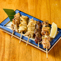 料理メニュー写真&nbsp;焼き鳥5種盛り合わせ