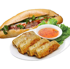 コンボ　バインミー＋揚げ春巻き