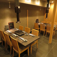 洗練された和モダンな空間で味わう極上焼肉体験◎