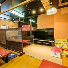 8名様用ＶＩＰ掘りごたつ席になります。落ち着いた雰囲気の店内はゆったりとお食事をするのに最適♪ご宴会コース以外にも、こだわりの逸品料理や可愛らしいデザートなど豊富にご用意しております！