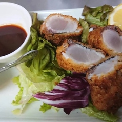 地魚のレアカツレツ