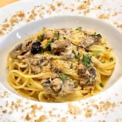 鮮魚のパスタ シチリア風“サルデ”