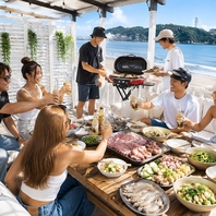 海を眺める贅沢な時間♪