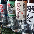 日本酒、焼酎の種類が豊富！※イメージ写真